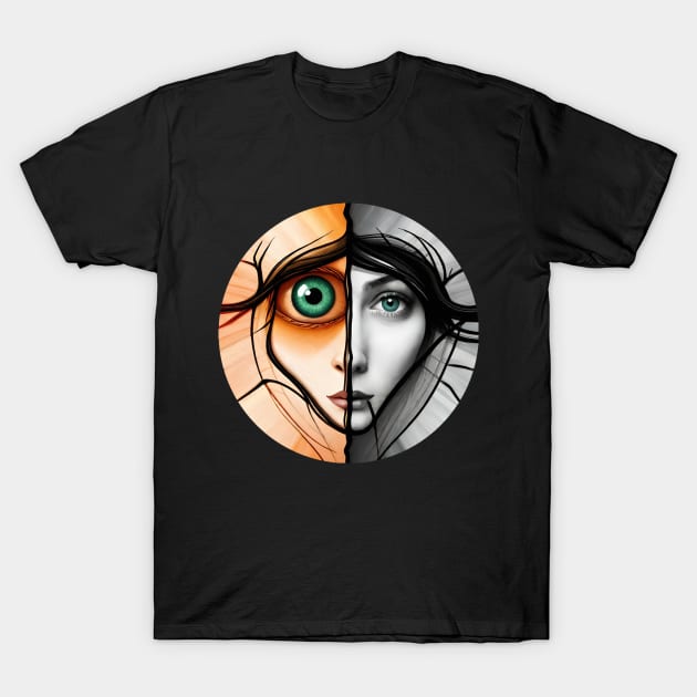 Dr Jekyll and Miss Hyde T-Shirt by sweetvision